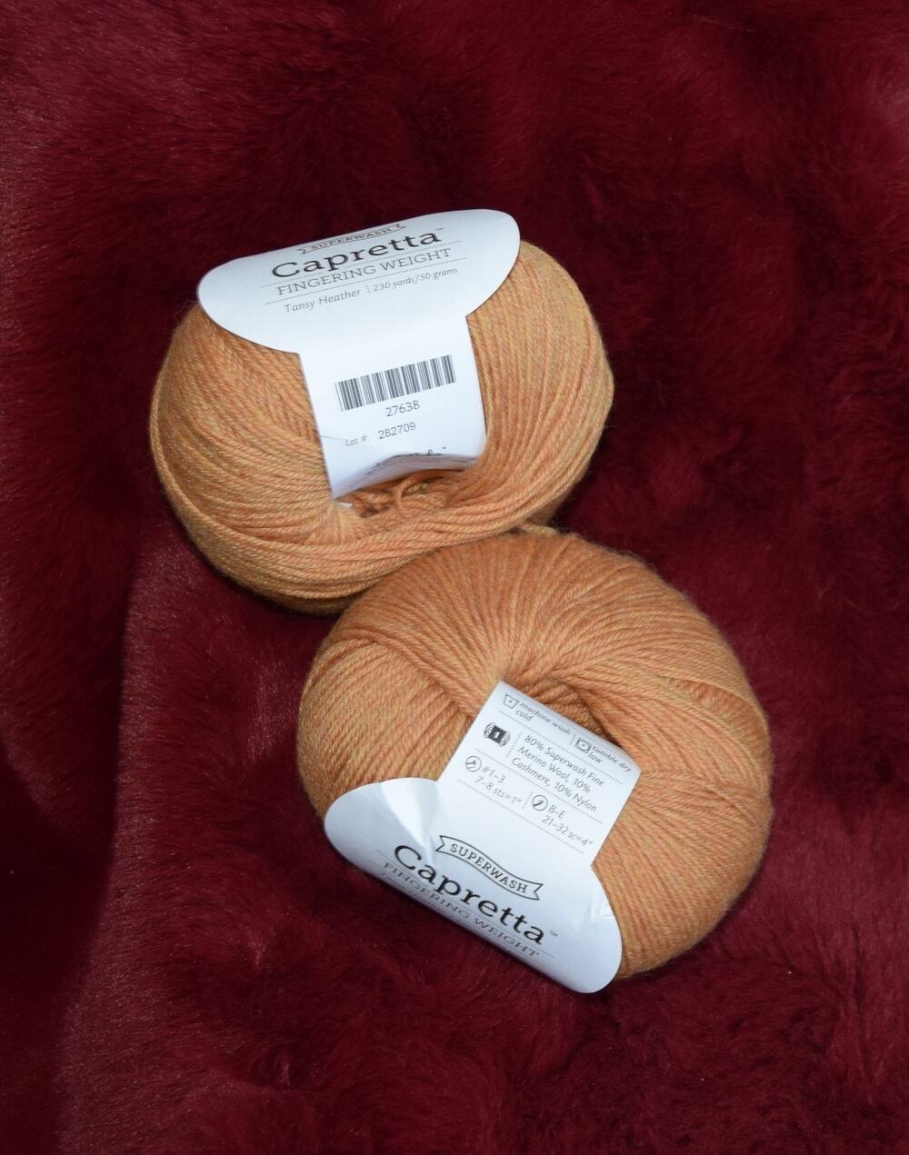 Lot of 2 Knit Picks Capretta Fingering Weight Yarn – Tansy Heather